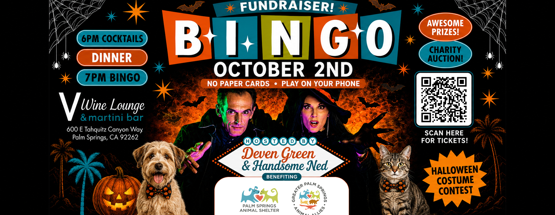 Digital Halloween Bingo with Deven Green and Handsome Ned